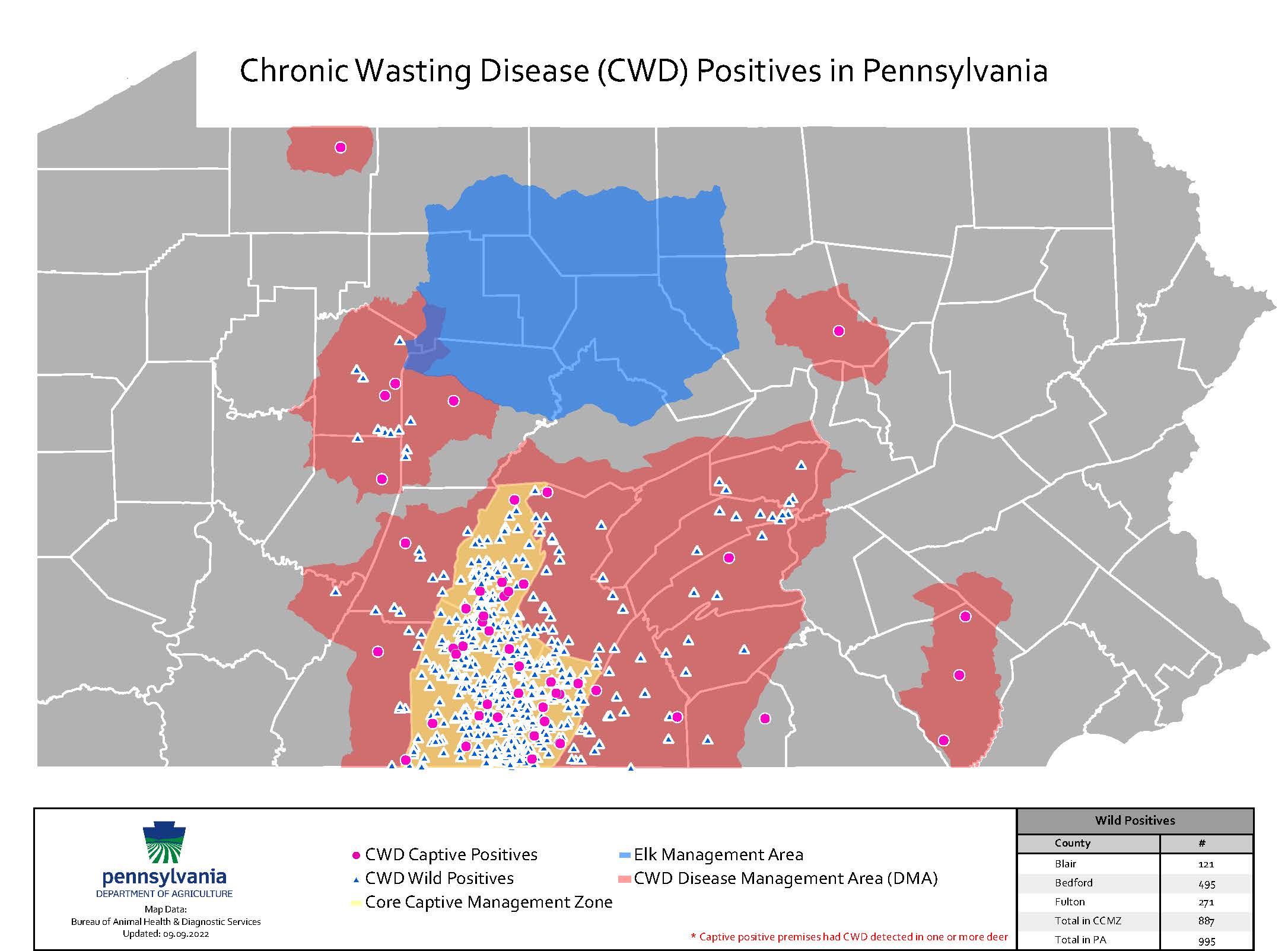 Chronic Wasting Disease Map 2024 Shel Gabriela